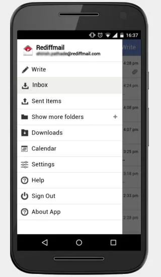 Rediffmail Professional | Indus Appstore | Screenshot