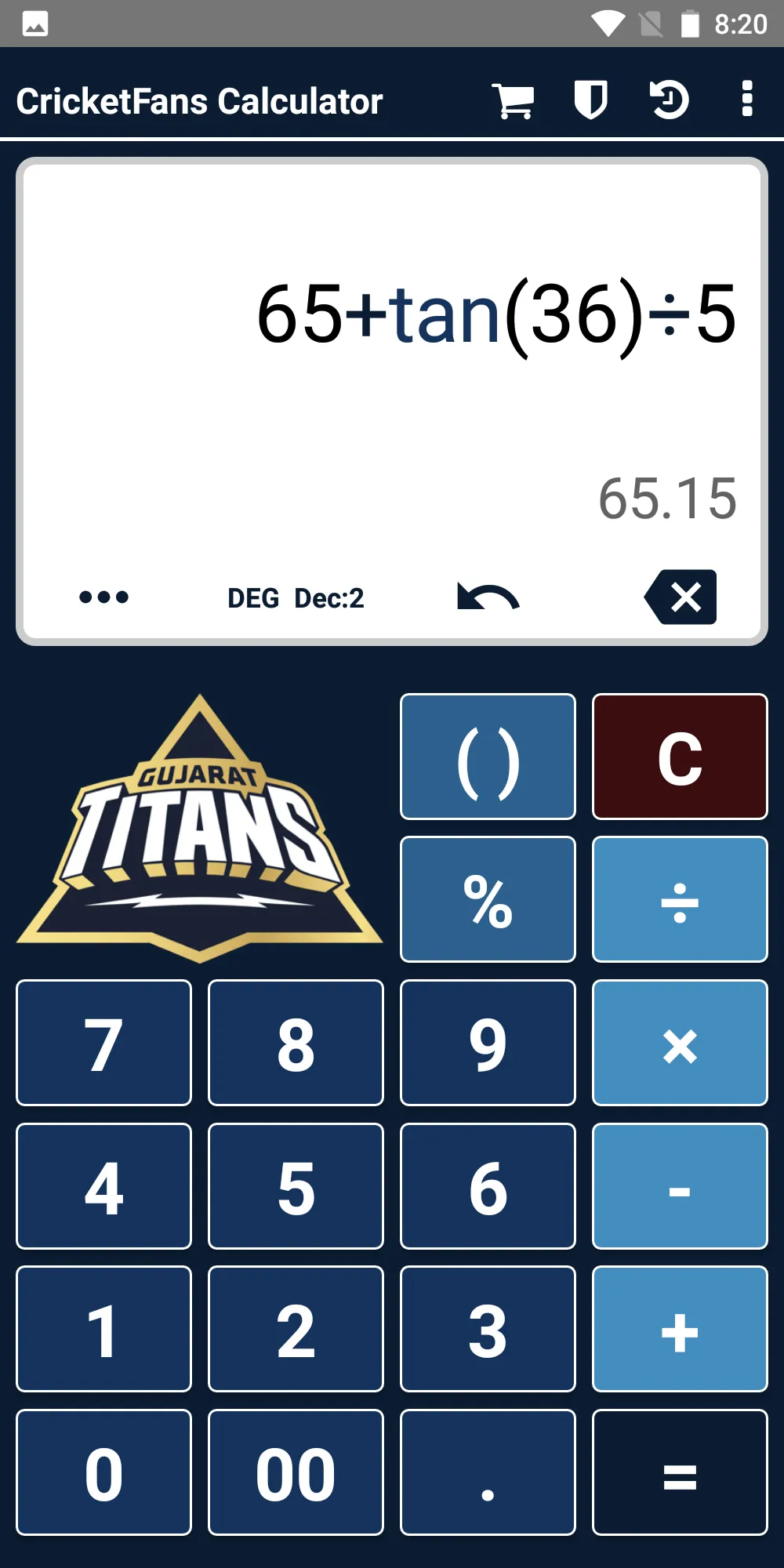 CricketFans Calculator | Indus Appstore | Screenshot