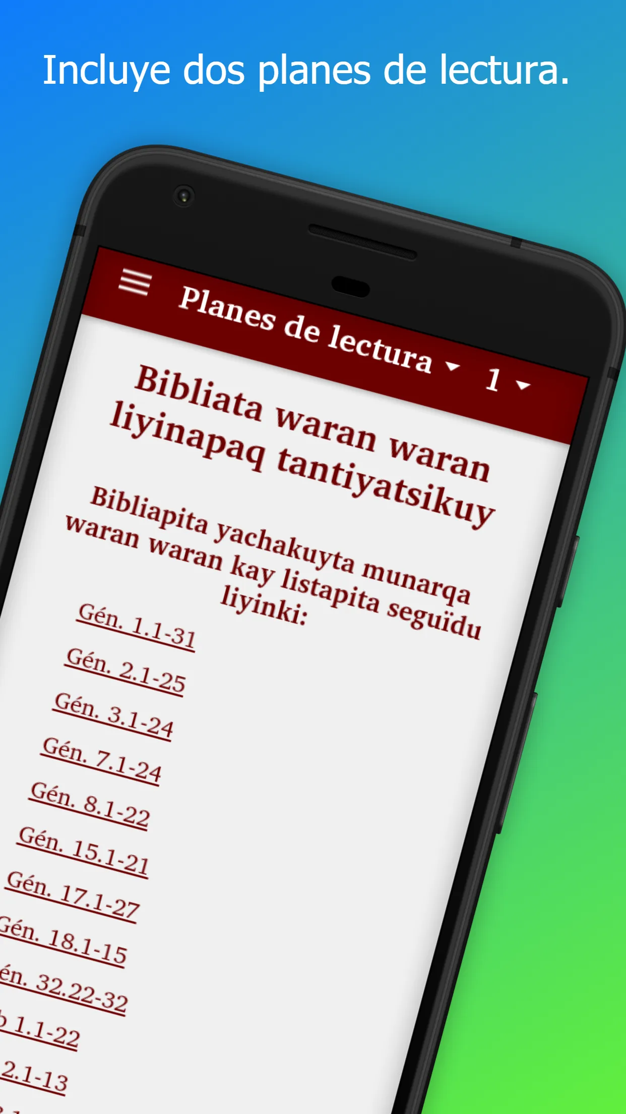 Bible Quechua N Conchucos | Indus Appstore | Screenshot