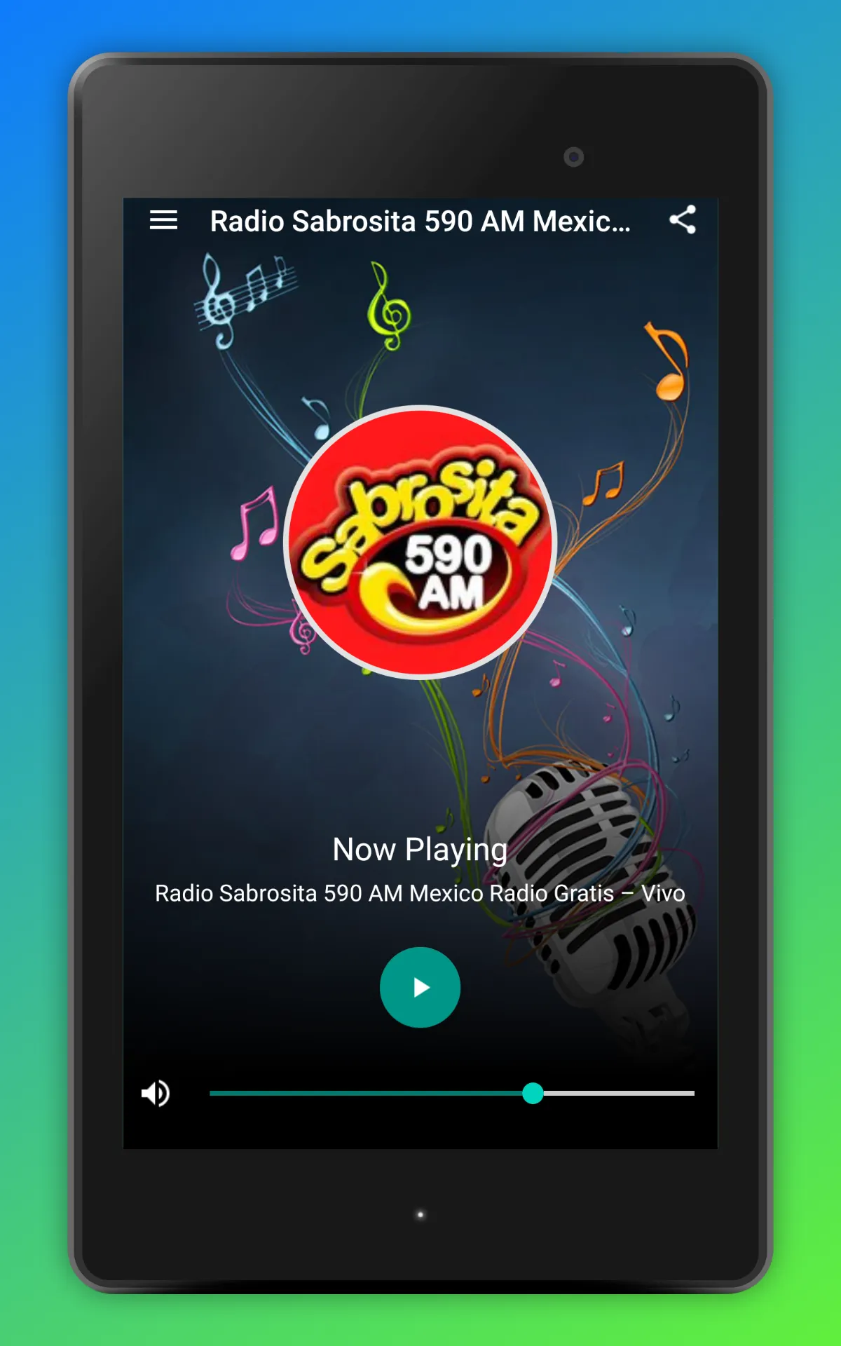 Radio Sabrosita 590 AM Mexico | Indus Appstore | Screenshot