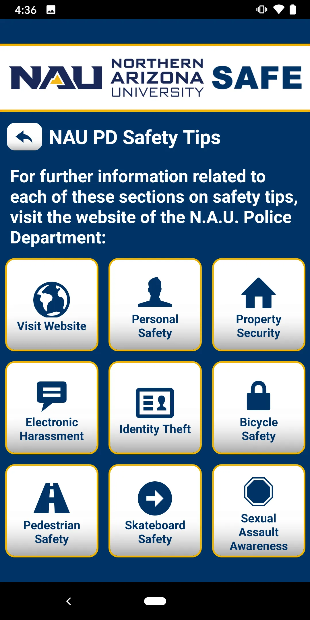 NAU SAFE | Indus Appstore | Screenshot