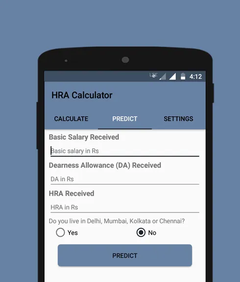 HRA Calculator and Predictor | Indus Appstore | Screenshot