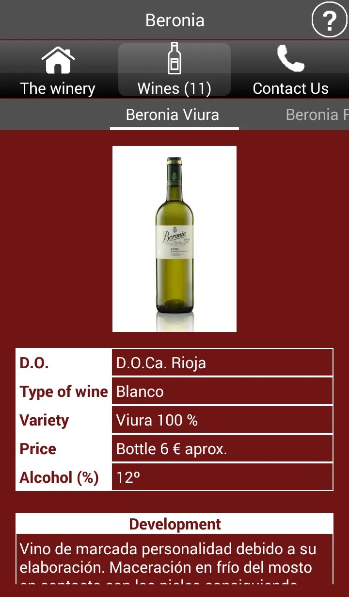 Wineries of Spain - Wines | Indus Appstore | Screenshot