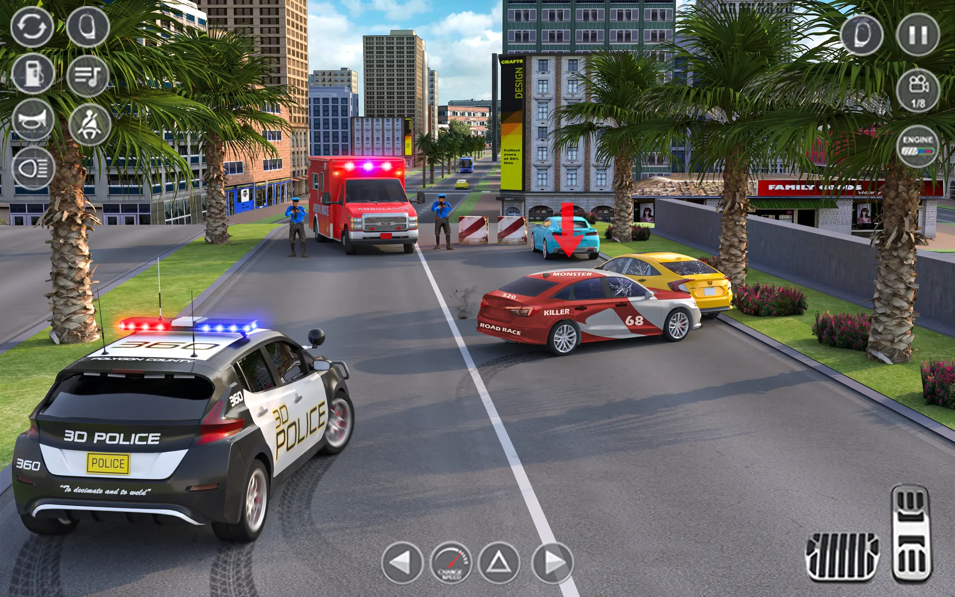 Police Car Driving Games 3D | Indus Appstore | Screenshot