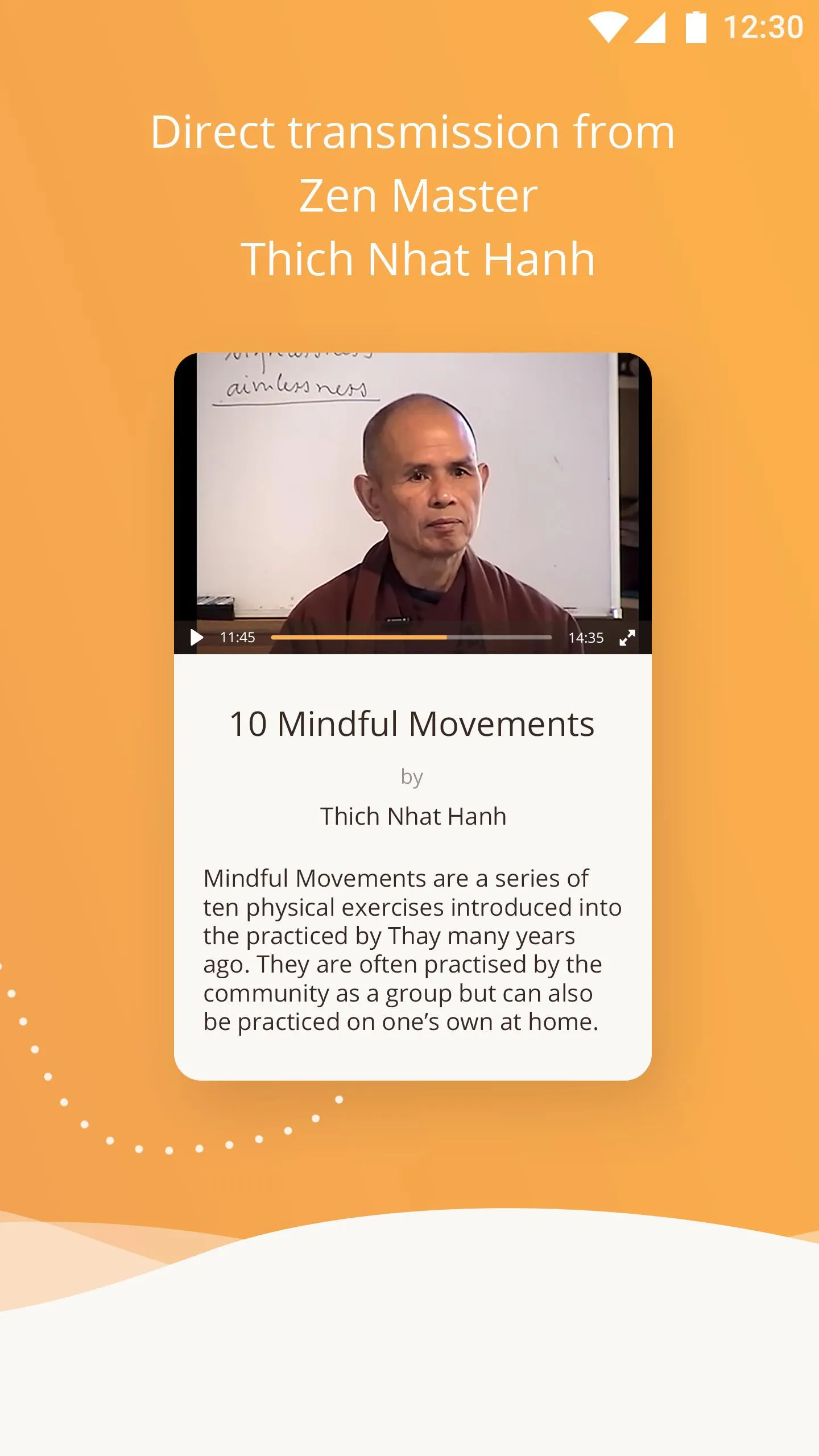 Plum Village: Mindfulness App | Indus Appstore | Screenshot