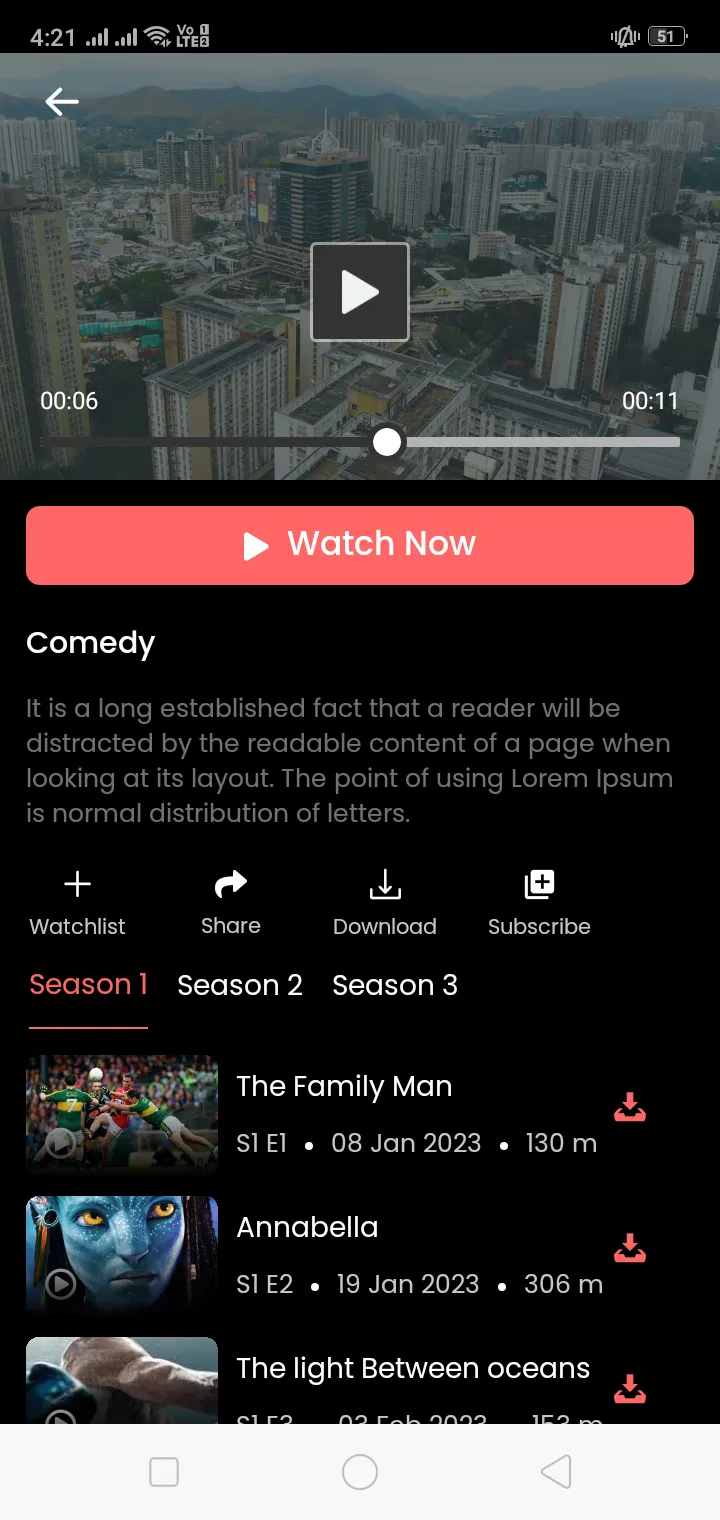 OTT Platform - Live TV & Movie | Indus Appstore | Screenshot