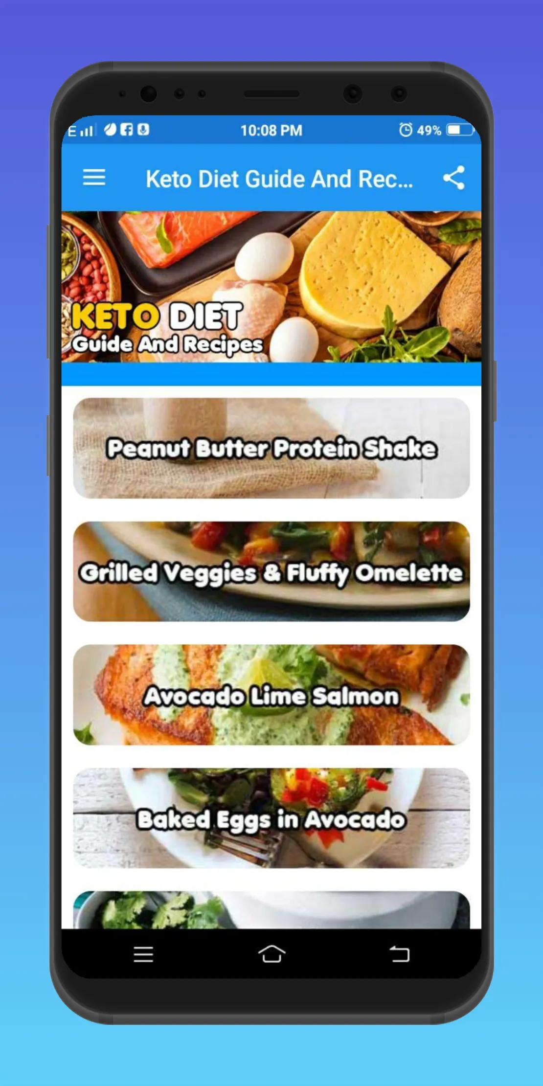 Keto Diet Guide And Recipes | Indus Appstore | Screenshot