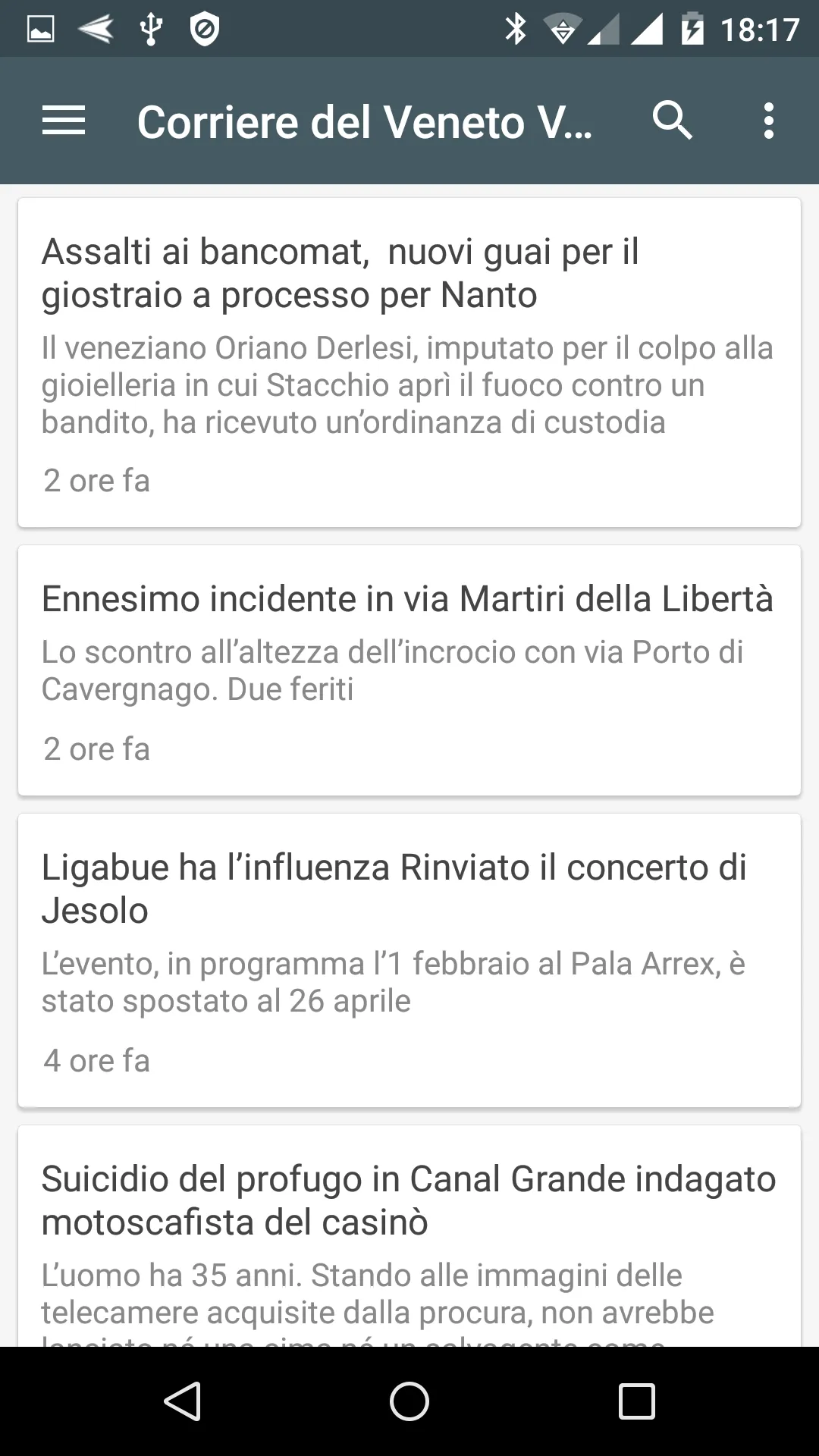 Venezia notizie locali | Indus Appstore | Screenshot