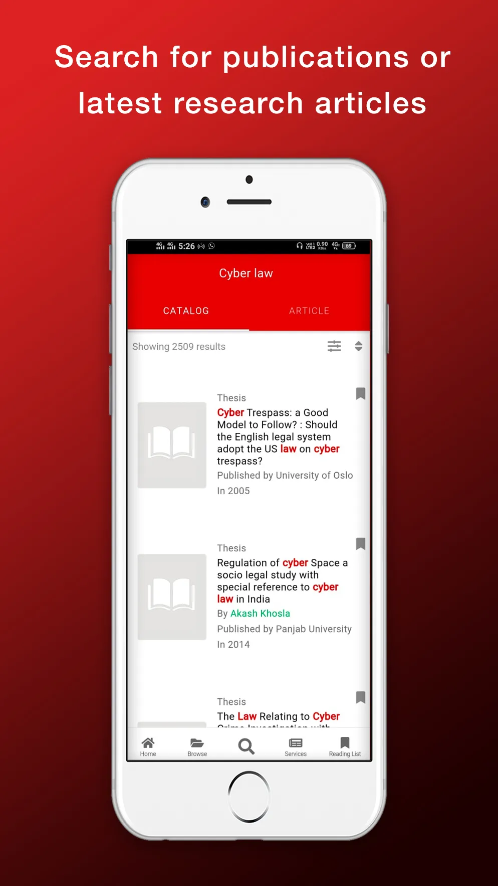 RMLNLU eLibrary | Indus Appstore | Screenshot