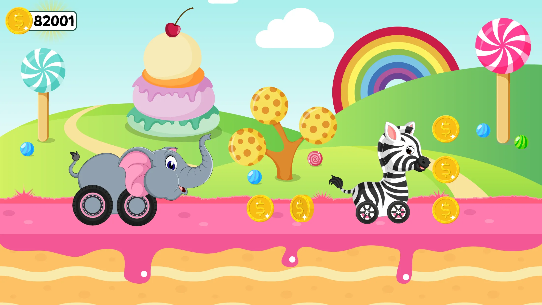 Animals Racing for Kids | Indus Appstore | Screenshot