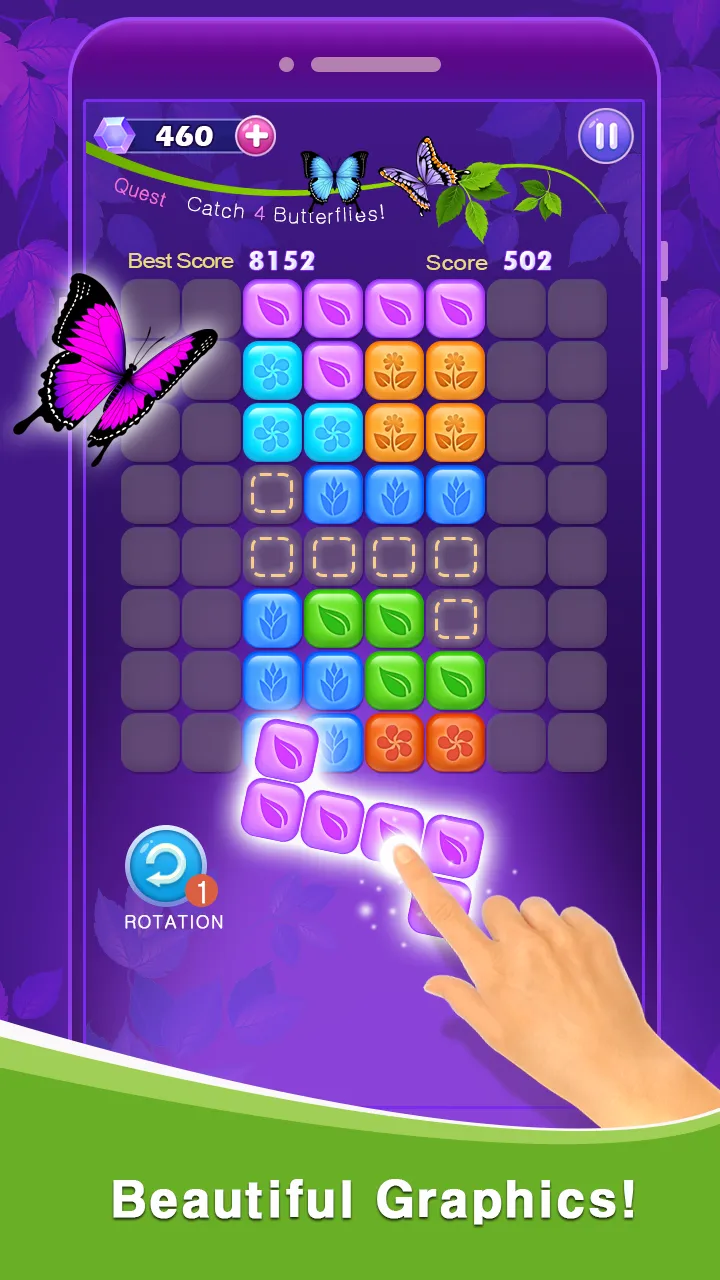 Block Puzzle Cute Butterfly | Indus Appstore | Screenshot