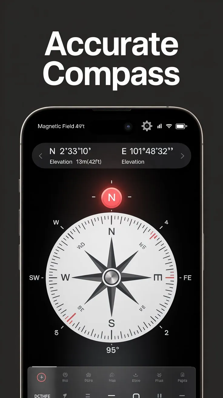 Compass - Directional Compass | Indus Appstore | Screenshot