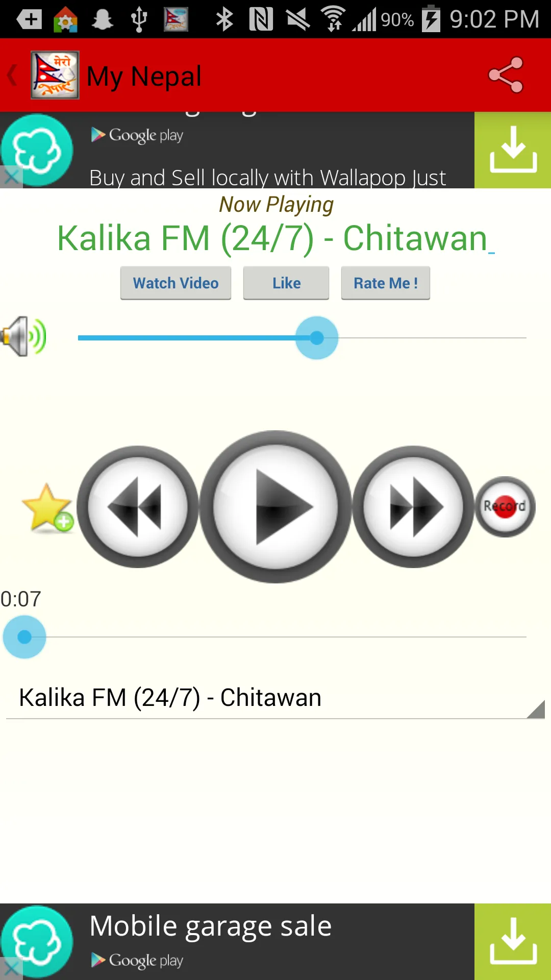 Nepali FM - Radio Video News | Indus Appstore | Screenshot