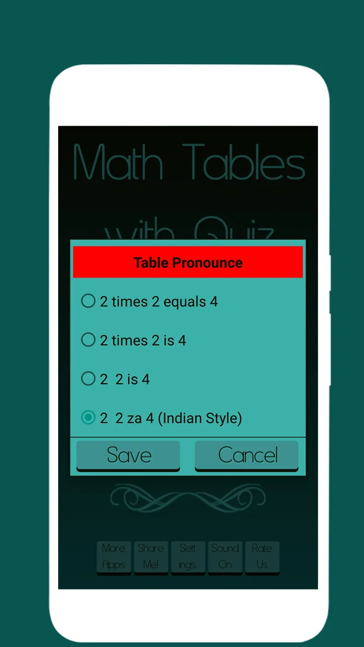 Math Tables with Quiz - Audio | Indus Appstore | Screenshot