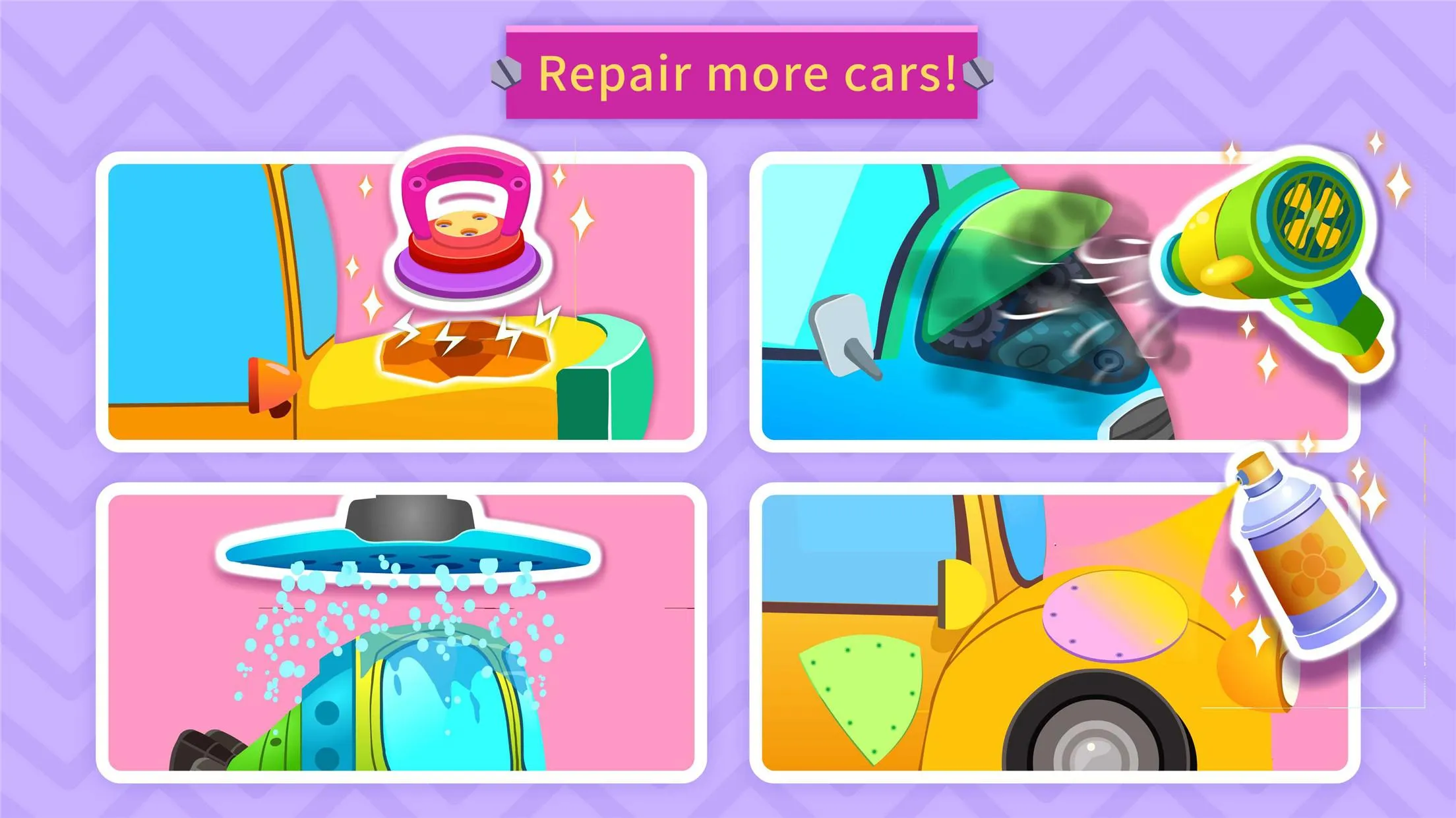 Little Panda's Car Repair | Indus Appstore | Screenshot
