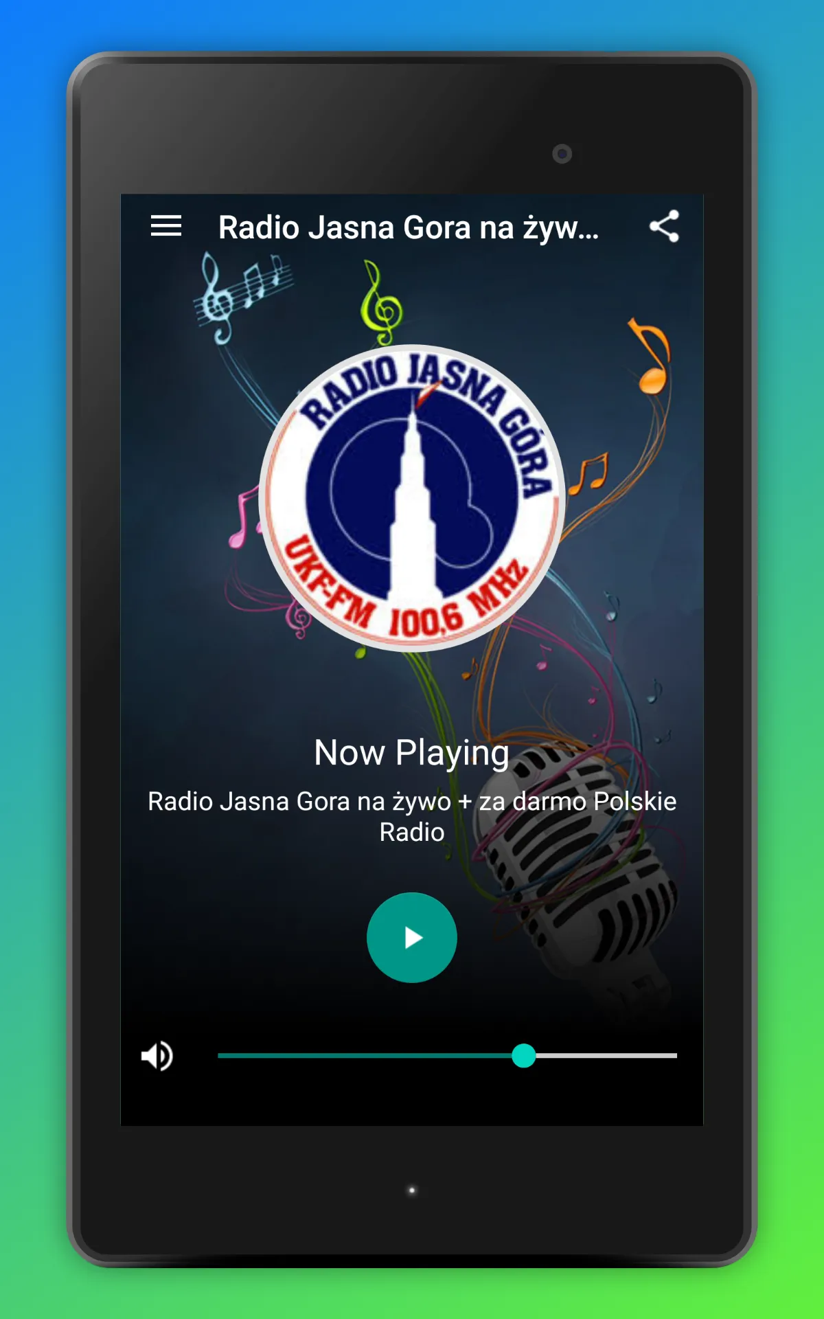 Radio Jasna Góra FM Polska App | Indus Appstore | Screenshot