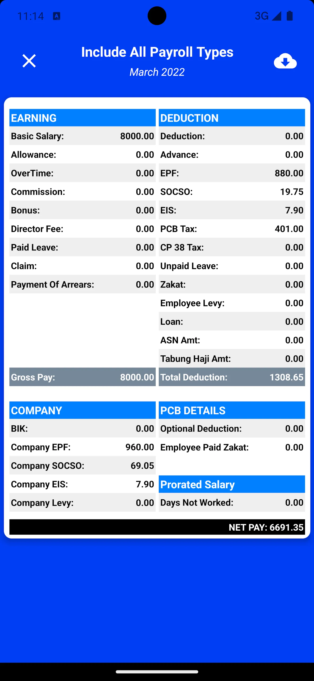 AC Payroll | Indus Appstore | Screenshot