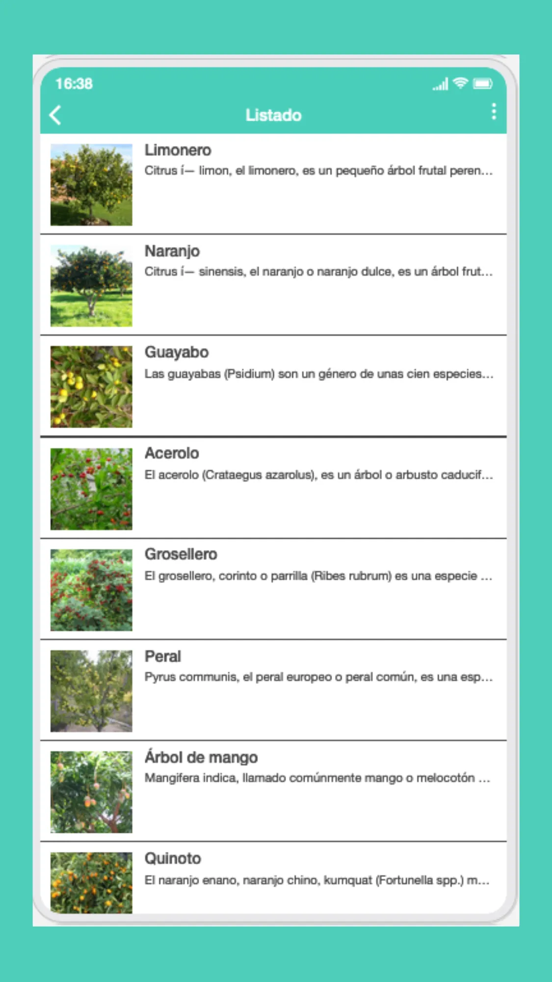 Arboles Frutales | Indus Appstore | Screenshot