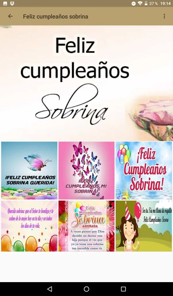 Aniversario sobrina estimada | Indus Appstore | Screenshot