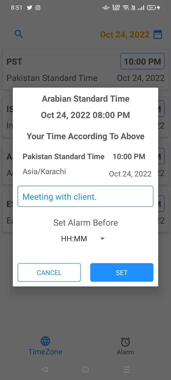 Time Zone Converter | Indus Appstore | Screenshot