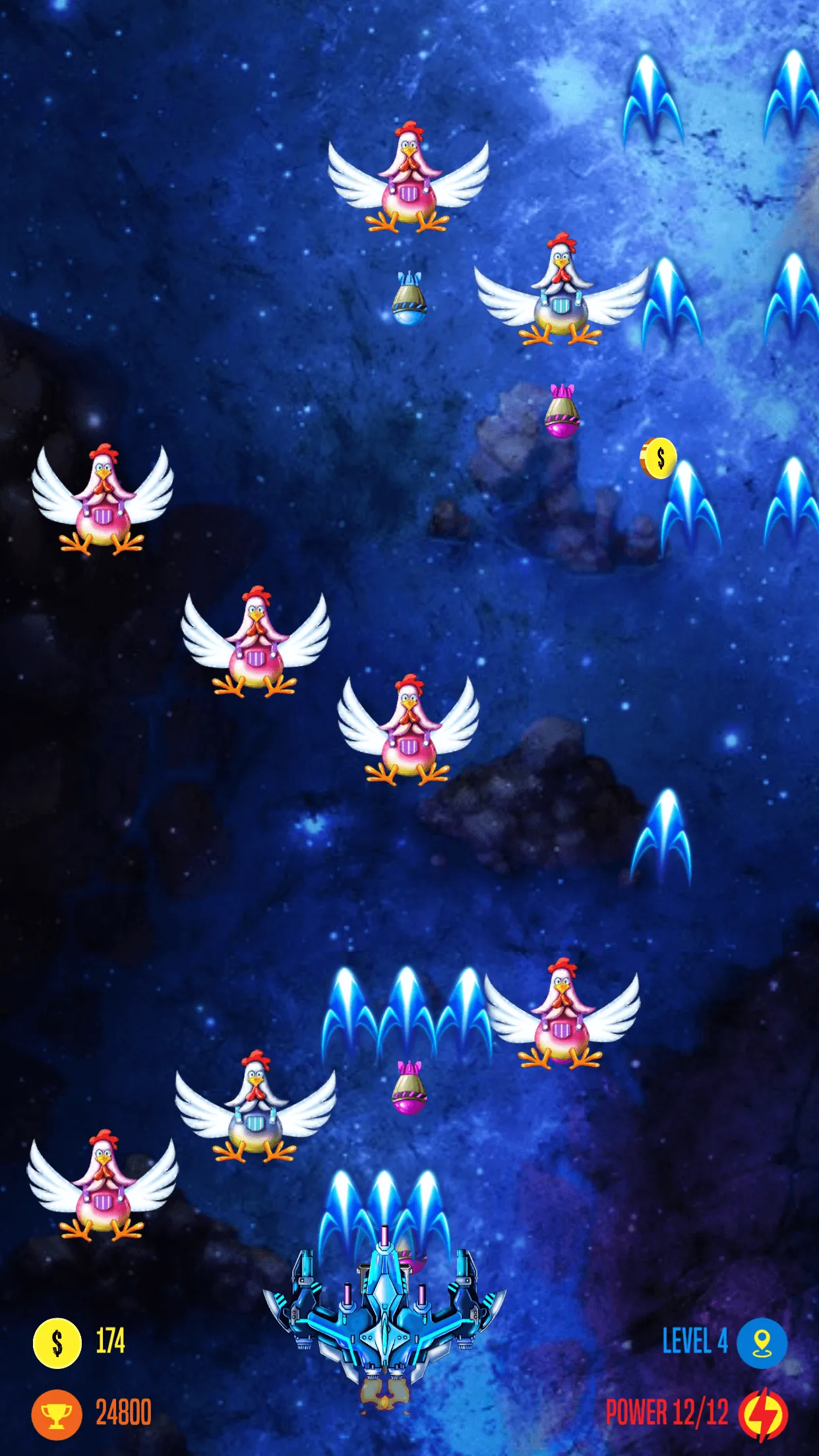 Chicken Attack Galaxy | Indus Appstore | Screenshot