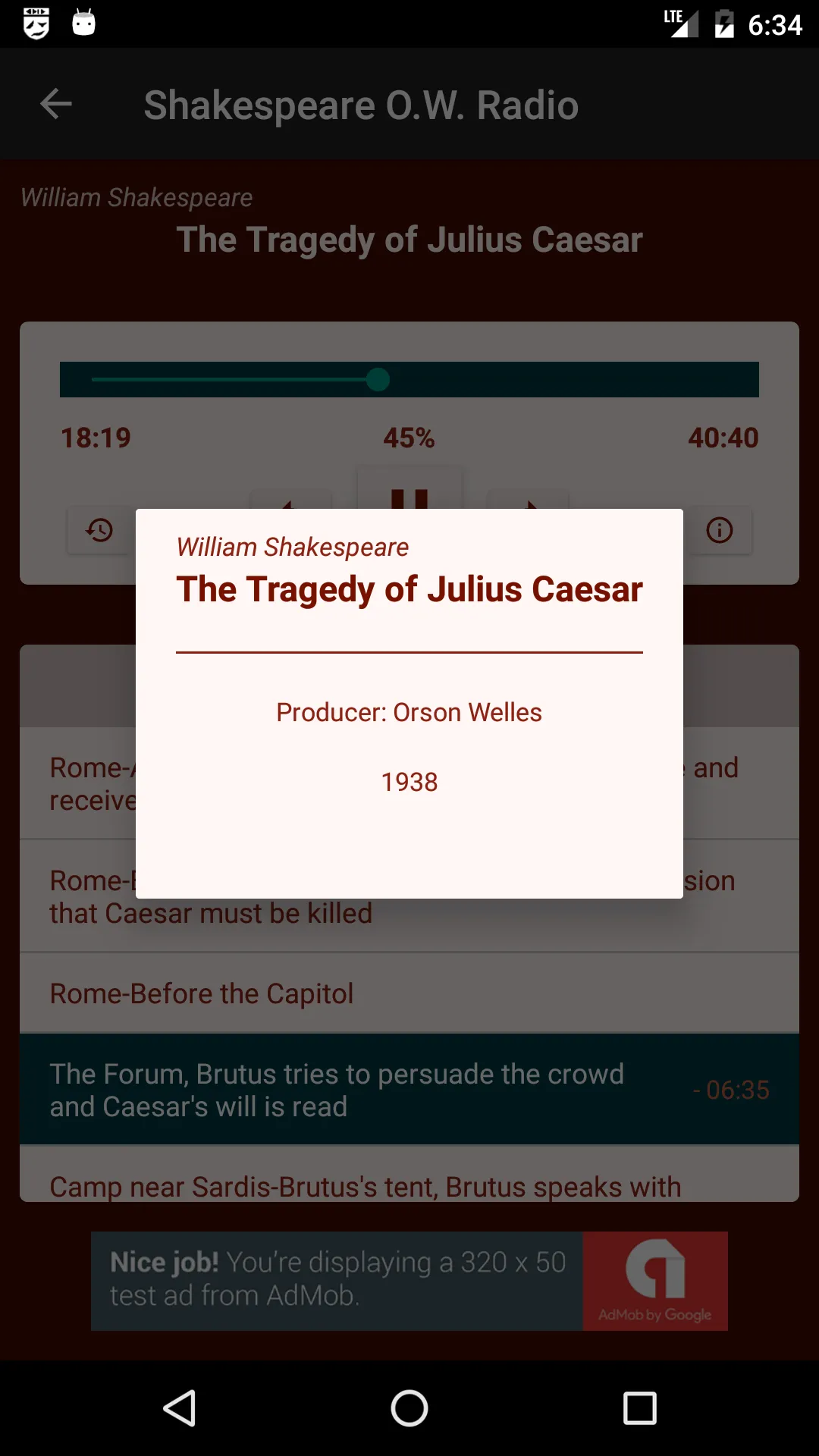 Shakespeare plays-Orson Welles | Indus Appstore | Screenshot