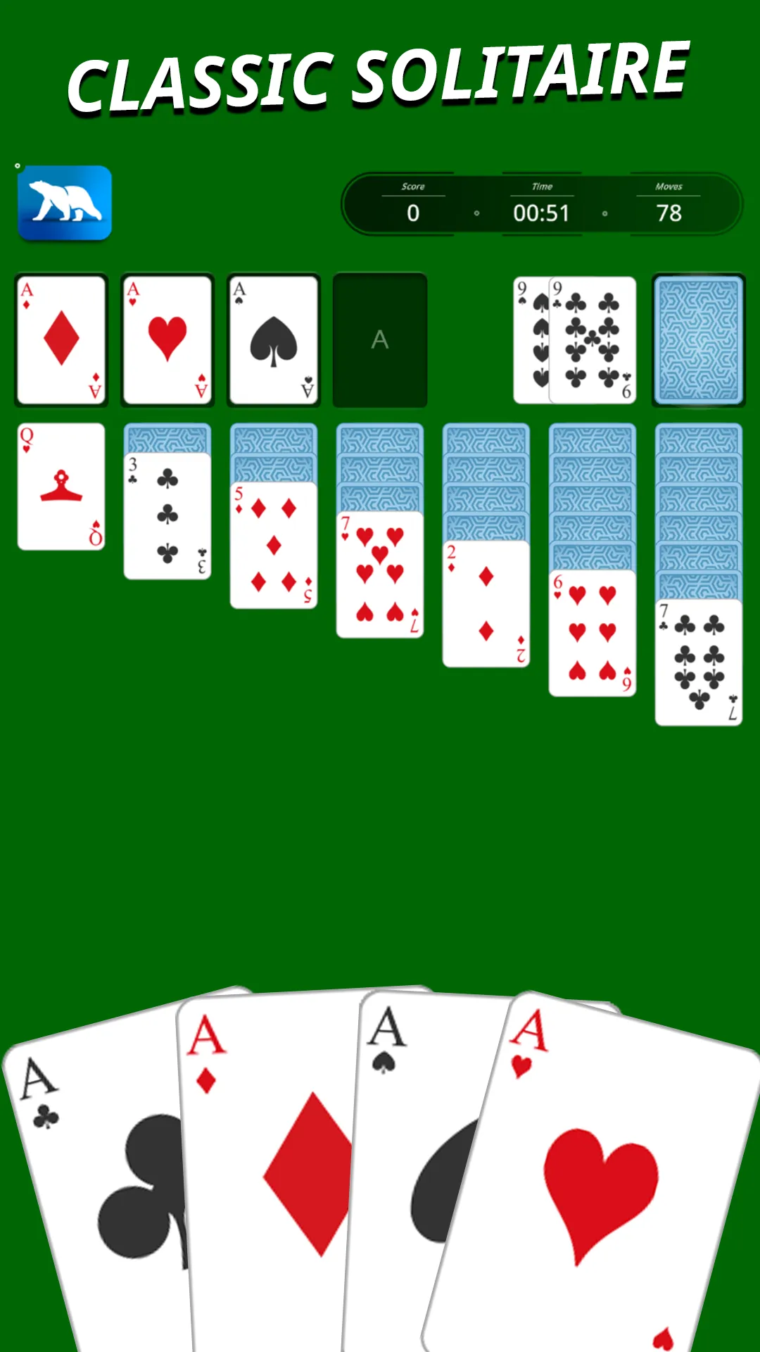 Solitaire - 3 in 1 Card games | Indus Appstore | Screenshot