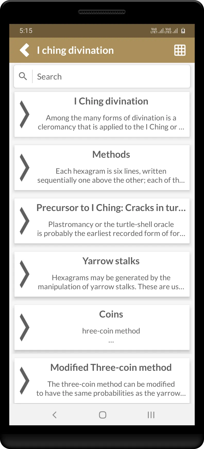 I ching divination | Indus Appstore | Screenshot