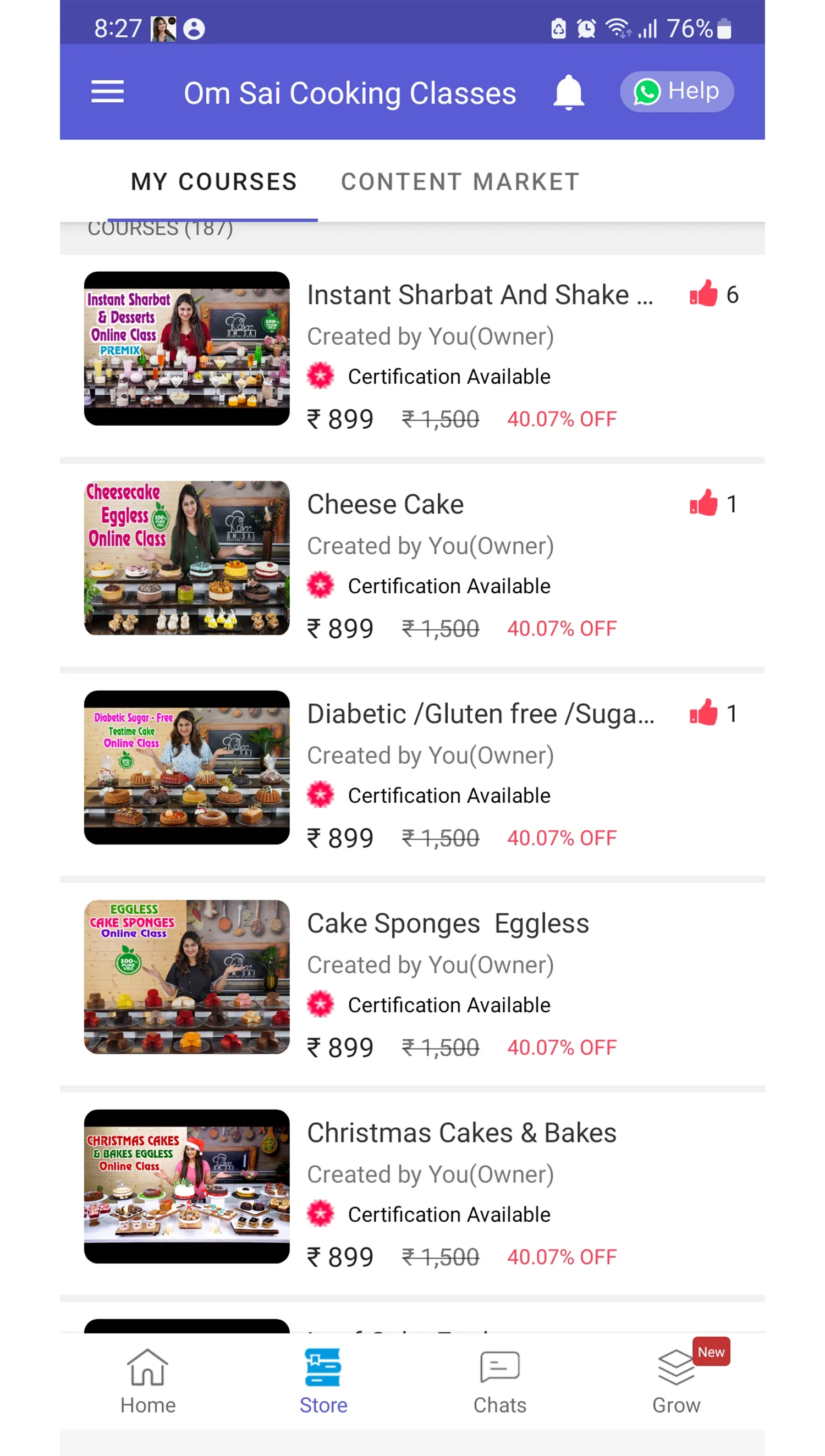 Om Sai Cooking Classes | Indus Appstore | Screenshot