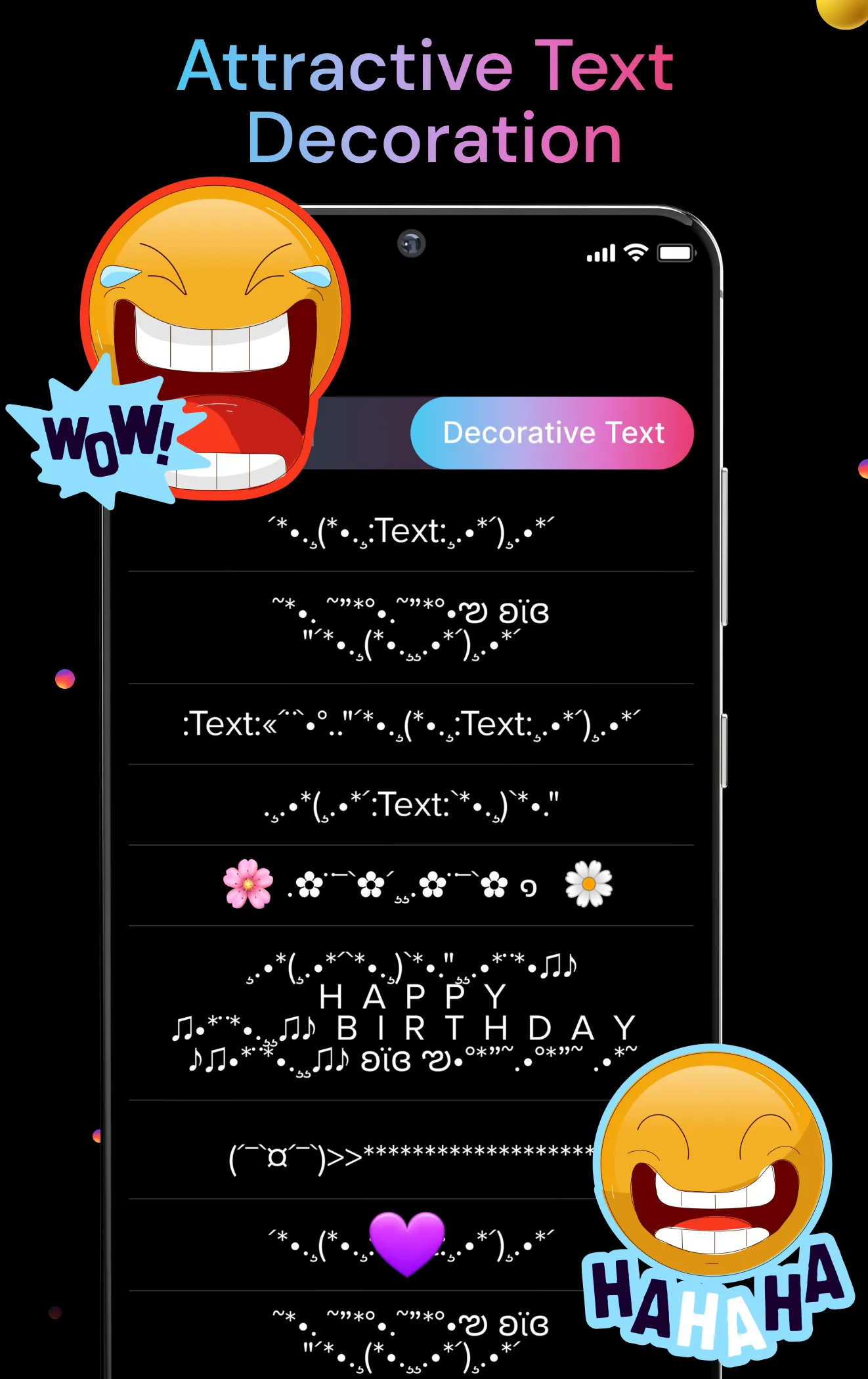 Fonts: Emojis, Symbols | Indus Appstore | Screenshot