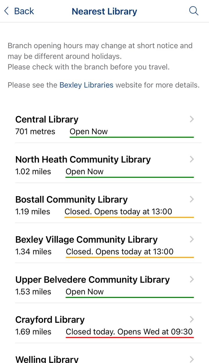 Bexley Libraries | Indus Appstore | Screenshot