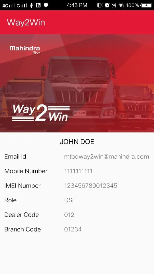 MTBD Way2Win - Mahindra Truck  | Indus Appstore | Screenshot