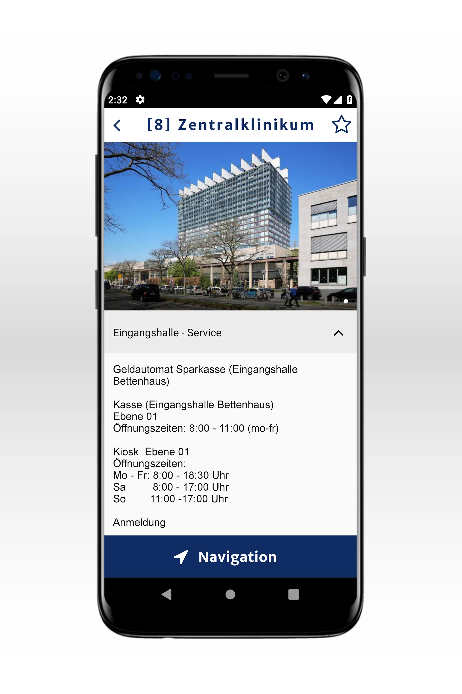 UKK Navi (Uniklinik Köln) | Indus Appstore | Screenshot