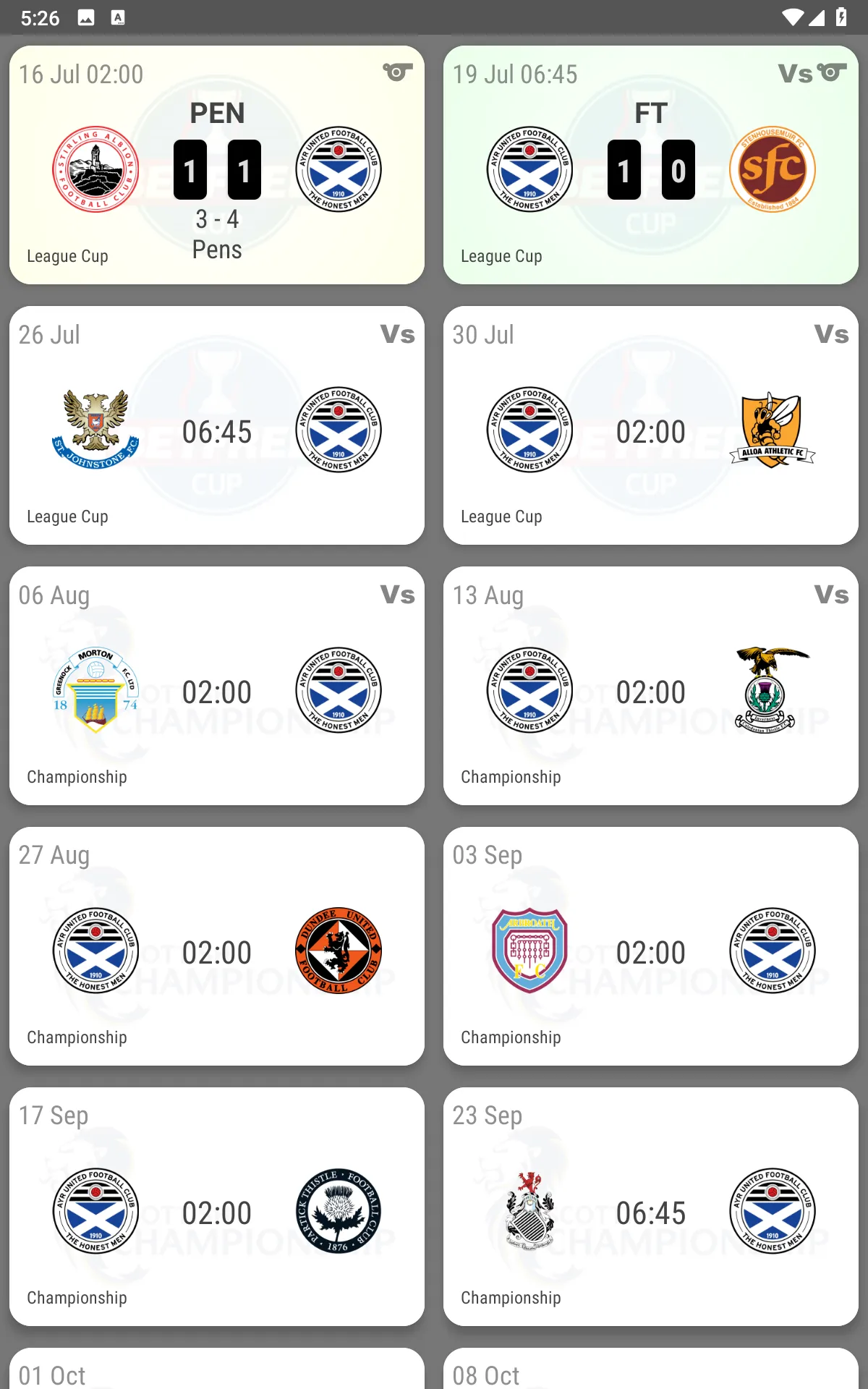 Ayr United Fan App | Indus Appstore | Screenshot