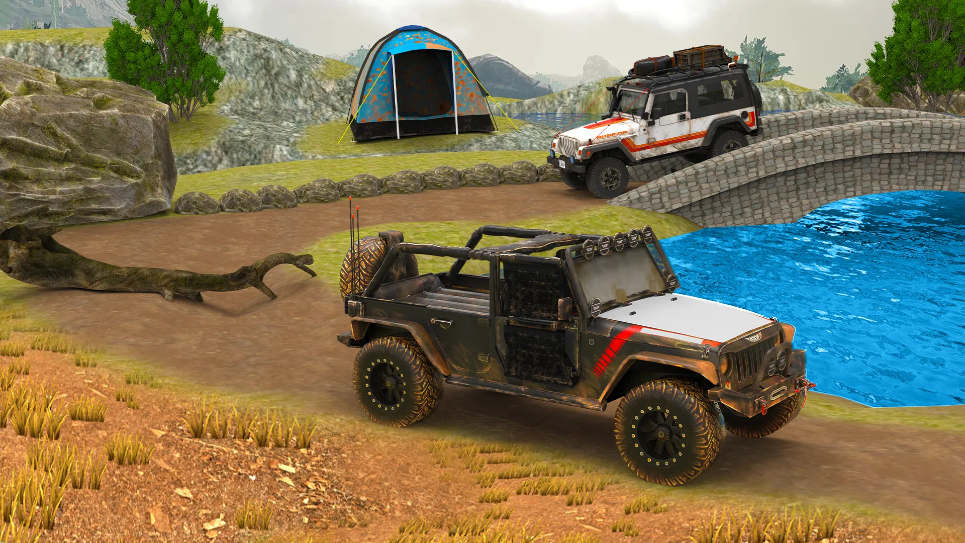 Offroad Jeep gadi wala game | Indus Appstore | Screenshot