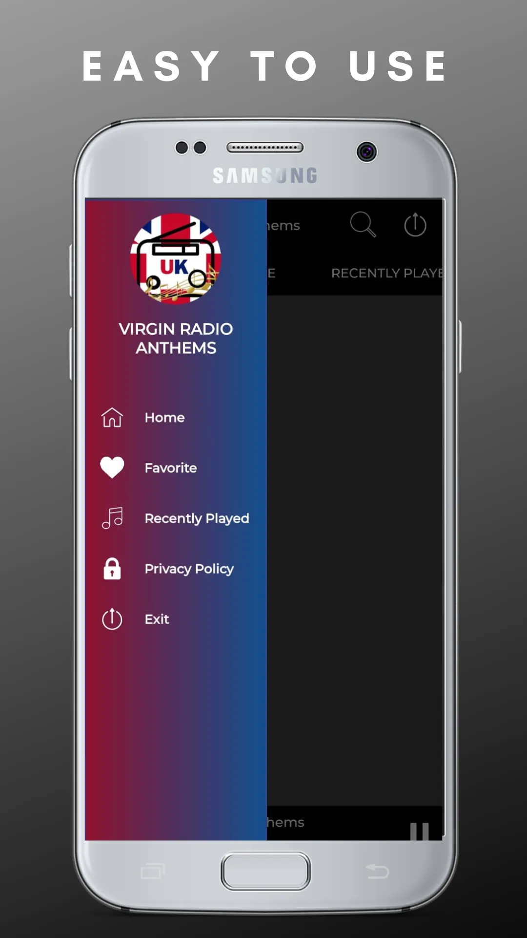 Virgin Radio Anthems UK App | Indus Appstore | Screenshot