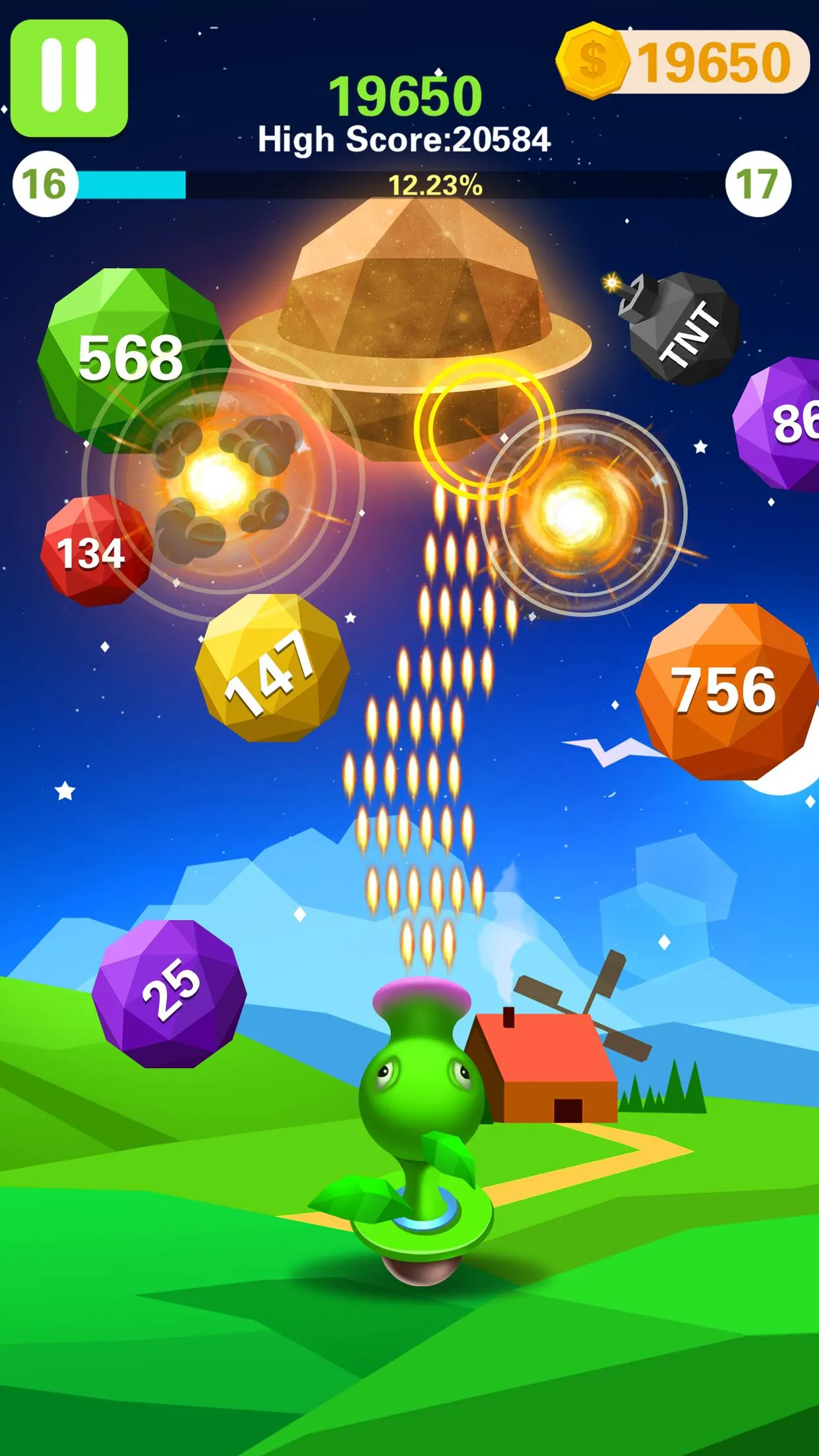 Rock Blast - Fire Ball | Indus Appstore | Screenshot