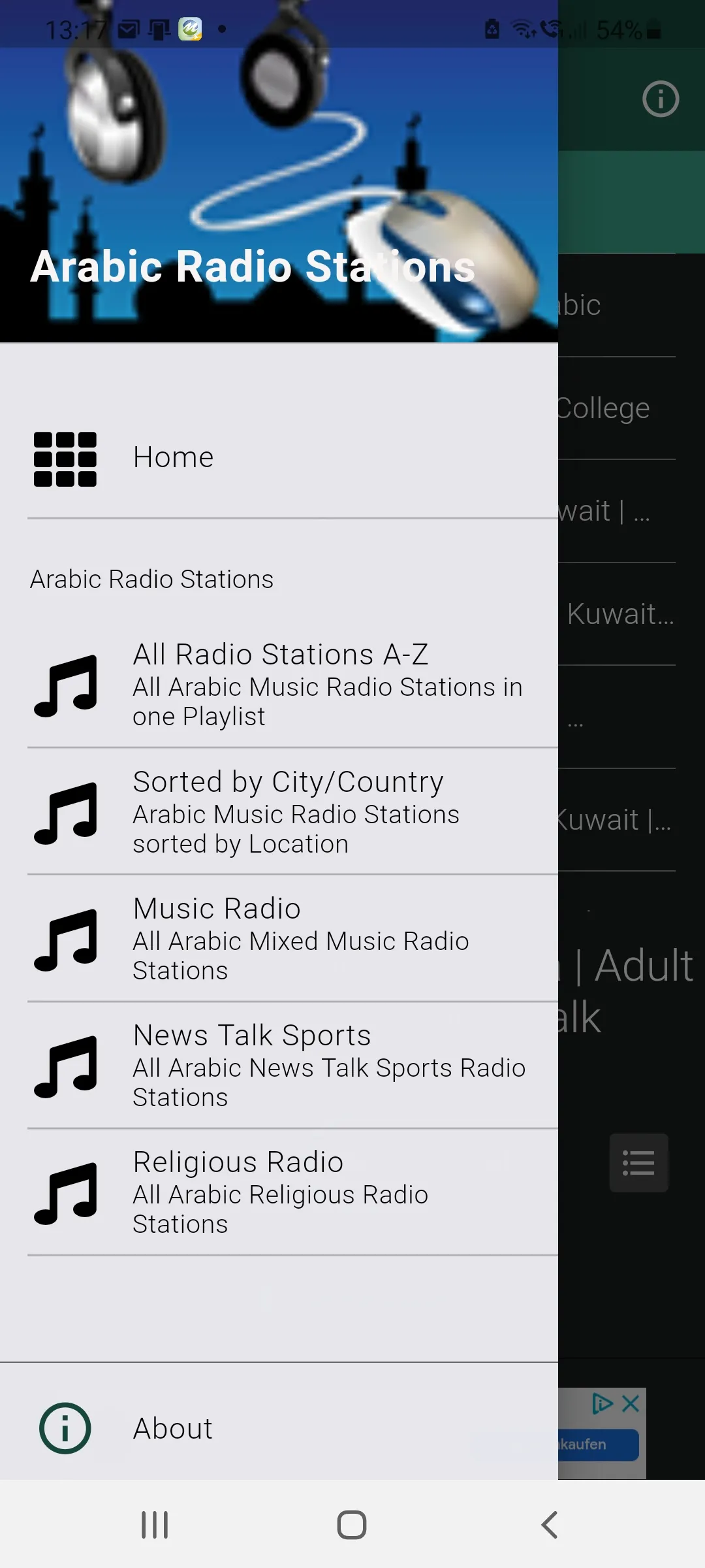 Arabic Radio Stations | Indus Appstore | Screenshot