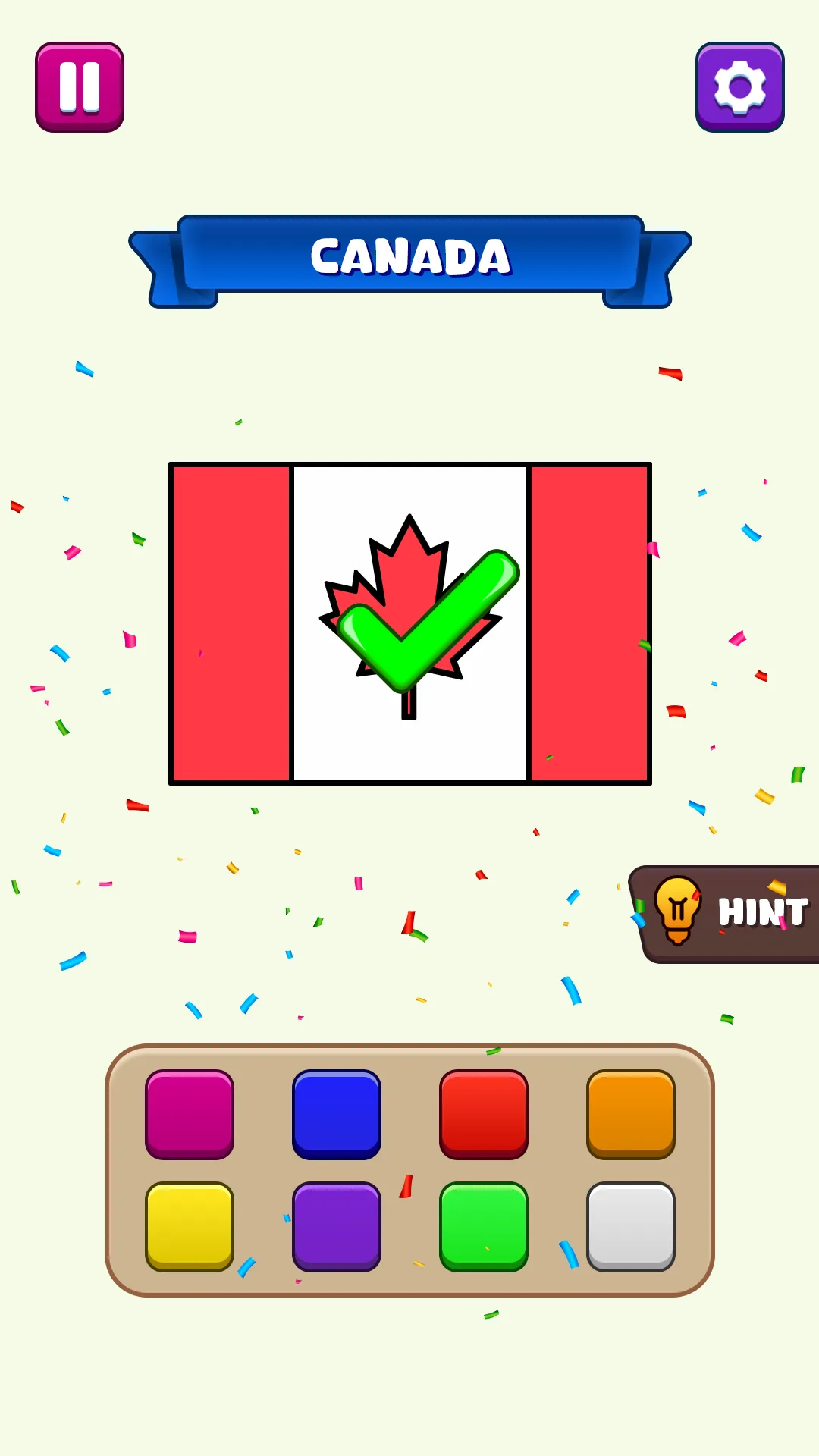 Flag Coloring Puzzle Games | Indus Appstore | Screenshot