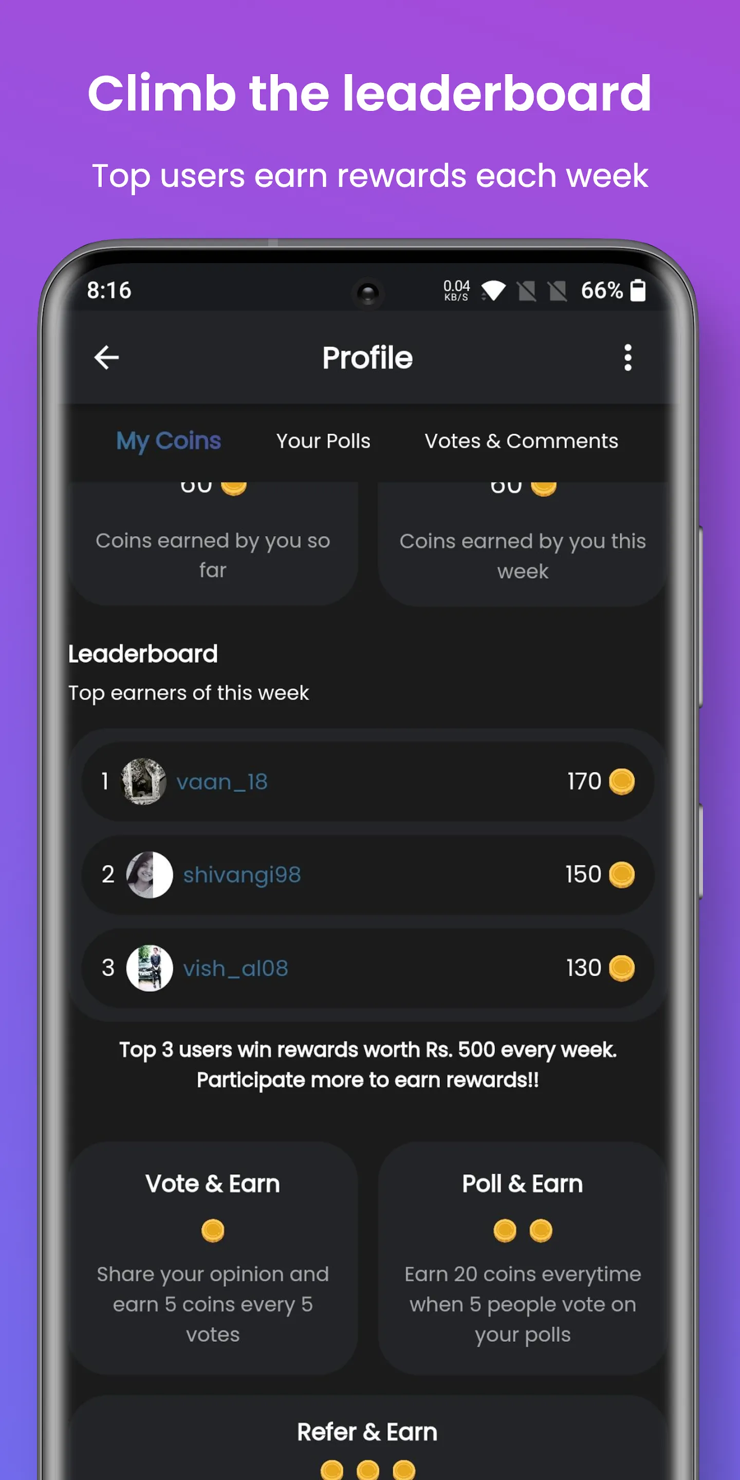 Opino - Social App for Polls | Indus Appstore | Screenshot