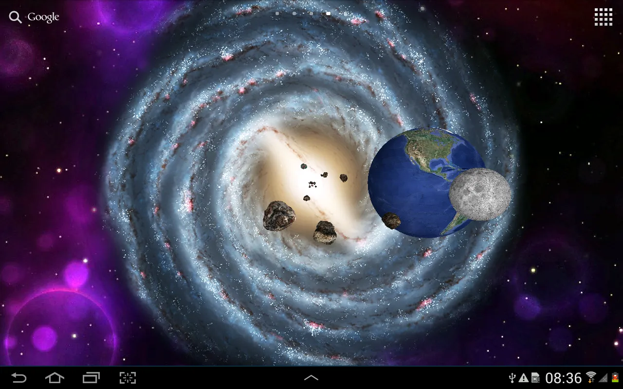 3D Space Live Wallpaper | Indus Appstore | Screenshot