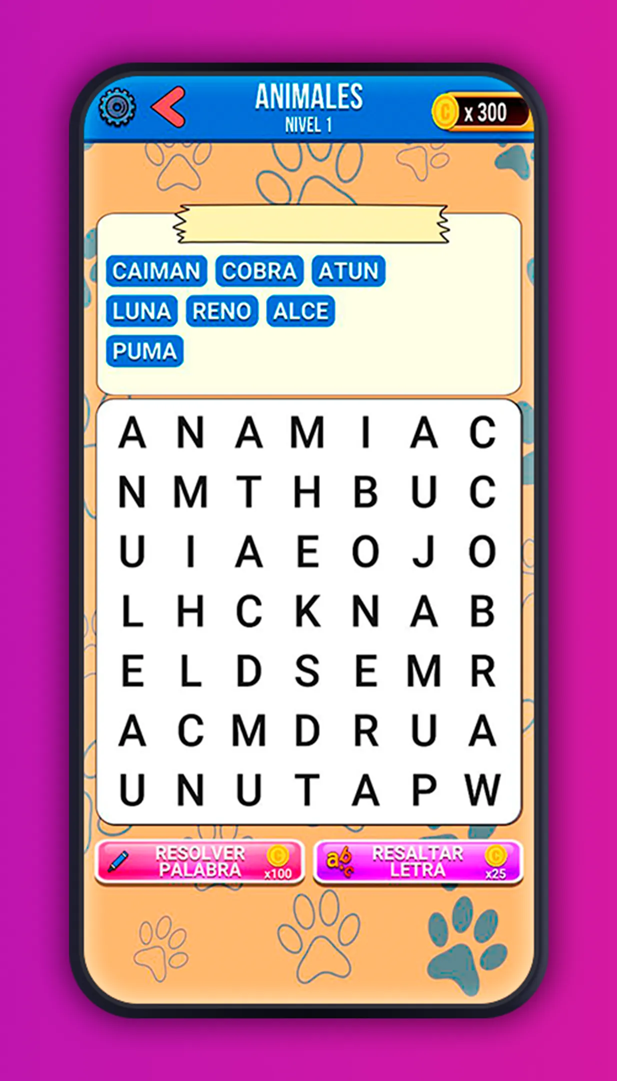 Sopa De Letras | Indus Appstore | Screenshot