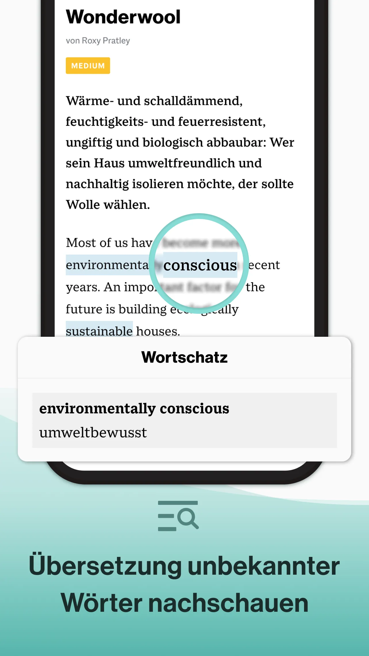 Spotlight - Englisch lernen | Indus Appstore | Screenshot