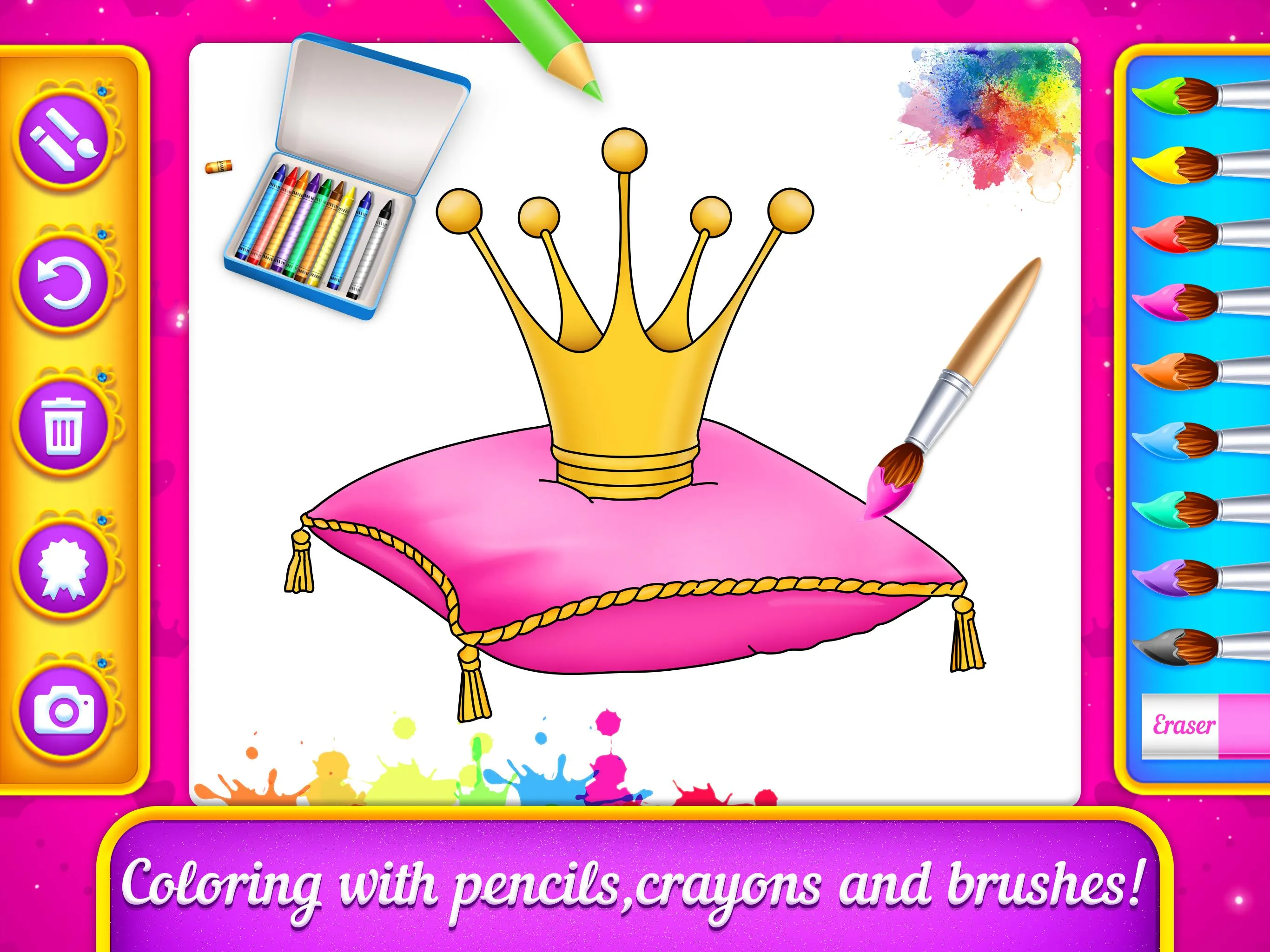 Princess coloring book for kid | Indus Appstore | Screenshot