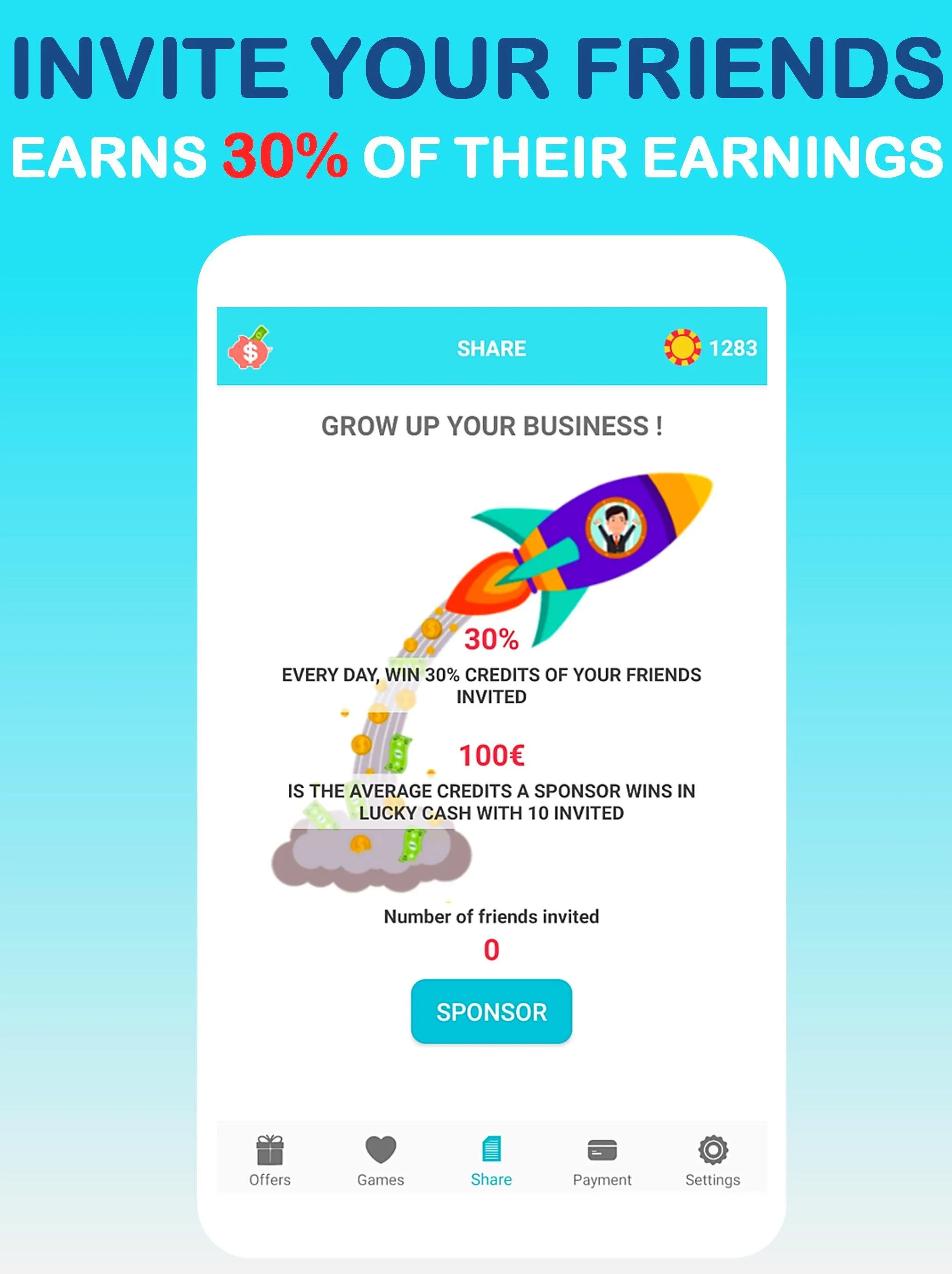 LuckyCash - earn and learn ! | Indus Appstore | Screenshot