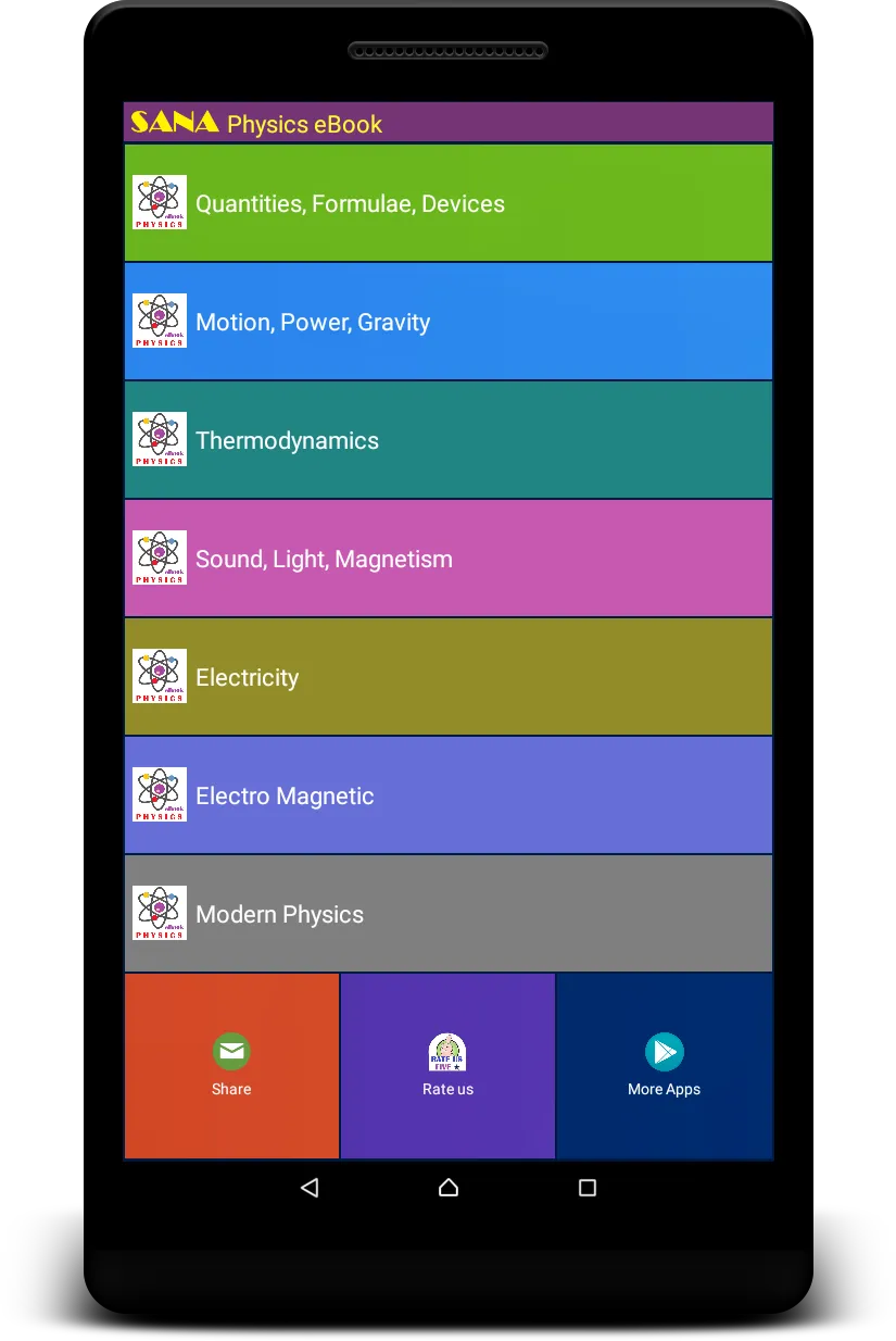 Physics eBook | Indus Appstore | Screenshot