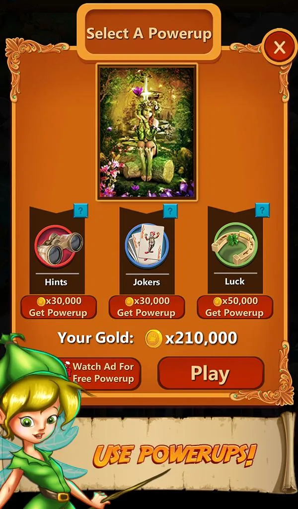 Solitaire - Elven Wonderland | Indus Appstore | Screenshot