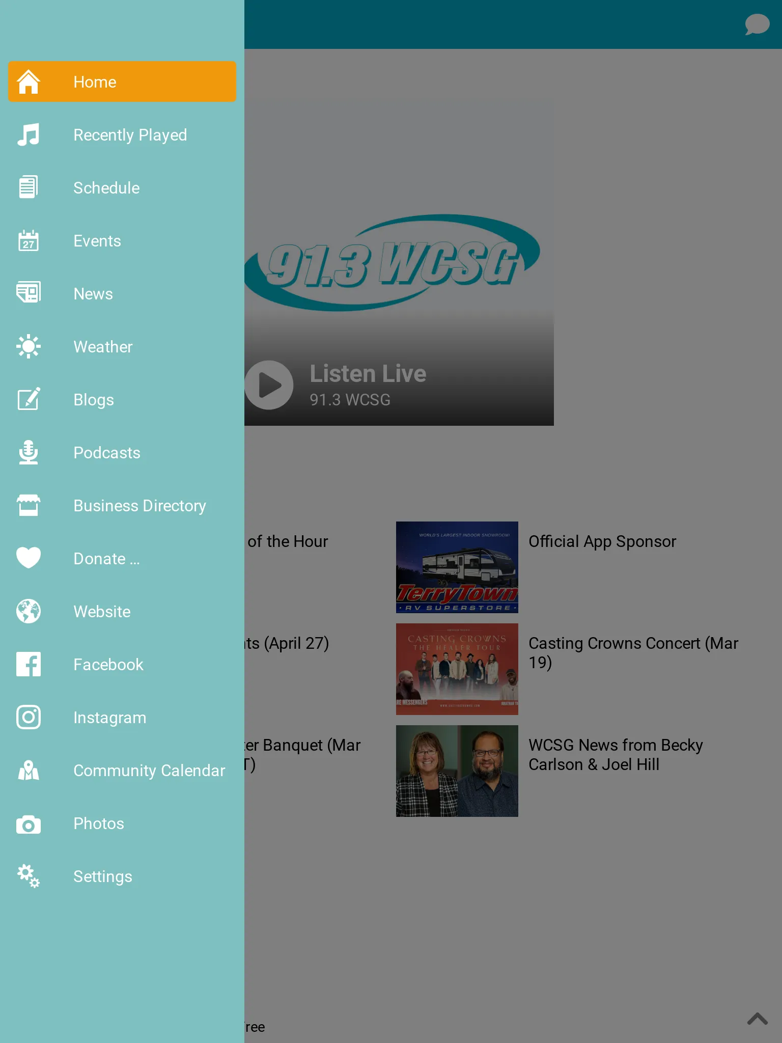 91.3 WCSG | Indus Appstore | Screenshot