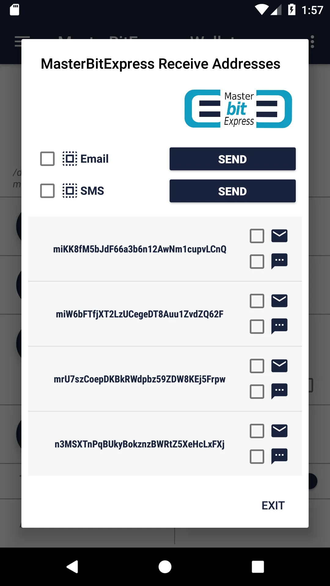 MasterBitExpress BTC Wallet | Indus Appstore | Screenshot