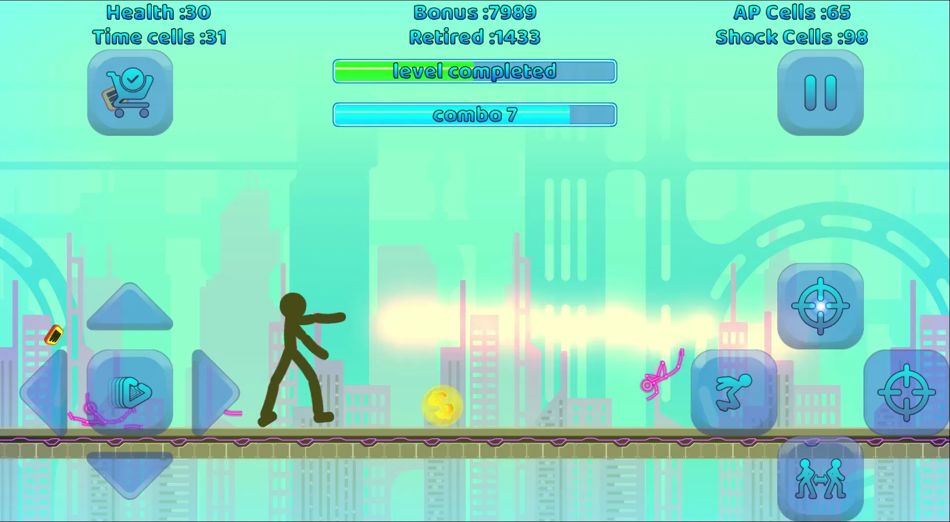 Cyber Stickman Hunter | Indus Appstore | Screenshot